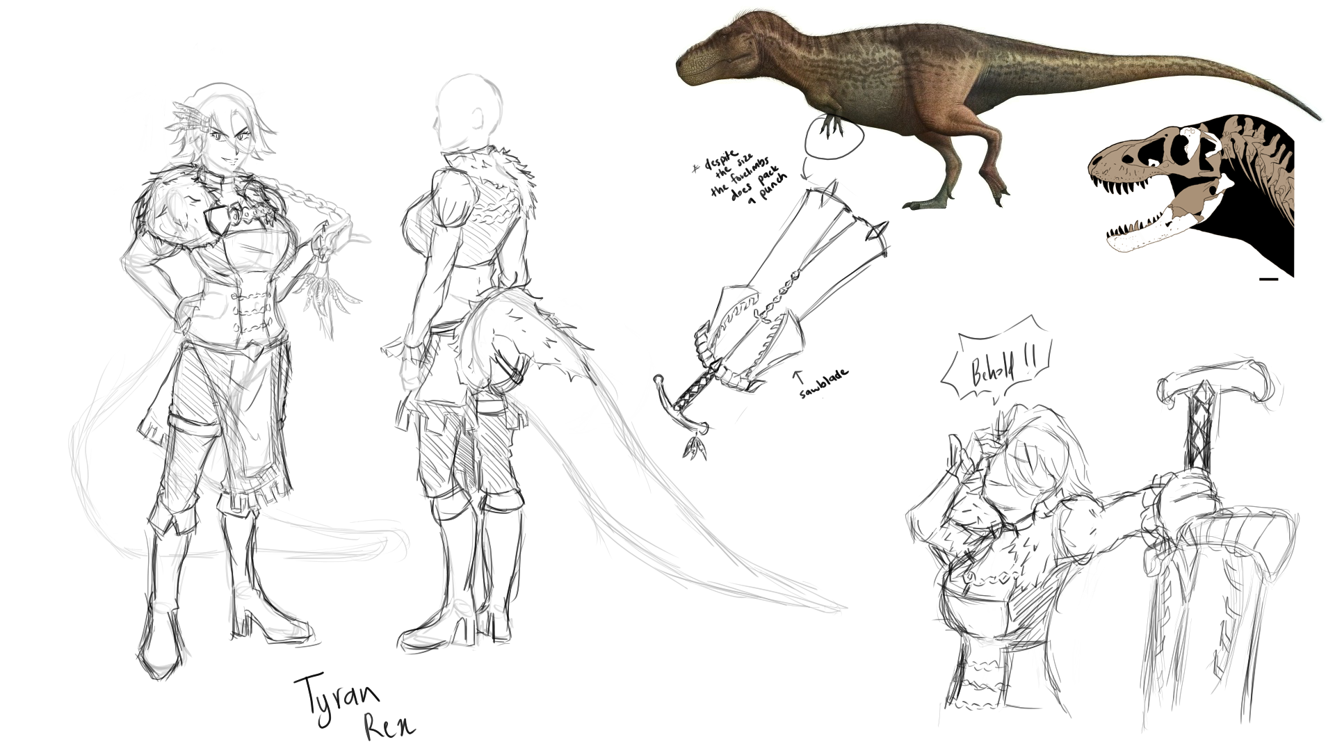 Character illustration of Tyran Rex